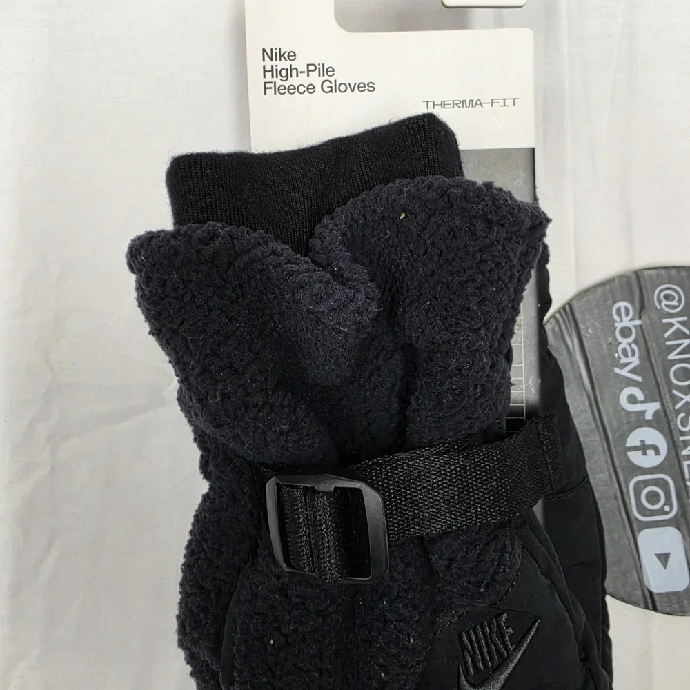 Nike High-Pile Fleece Gloves Black HM8968 081 Unisex Size XLarge